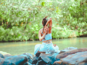 Yoga Outside By River