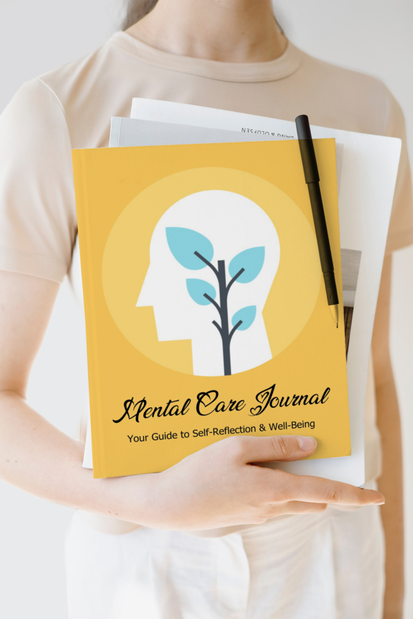 Mock up of Mental Care Journal