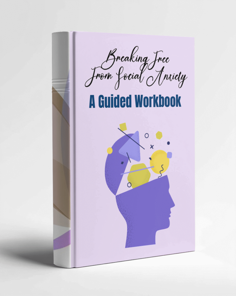 Breaking Free From Social Anxiety Mock up