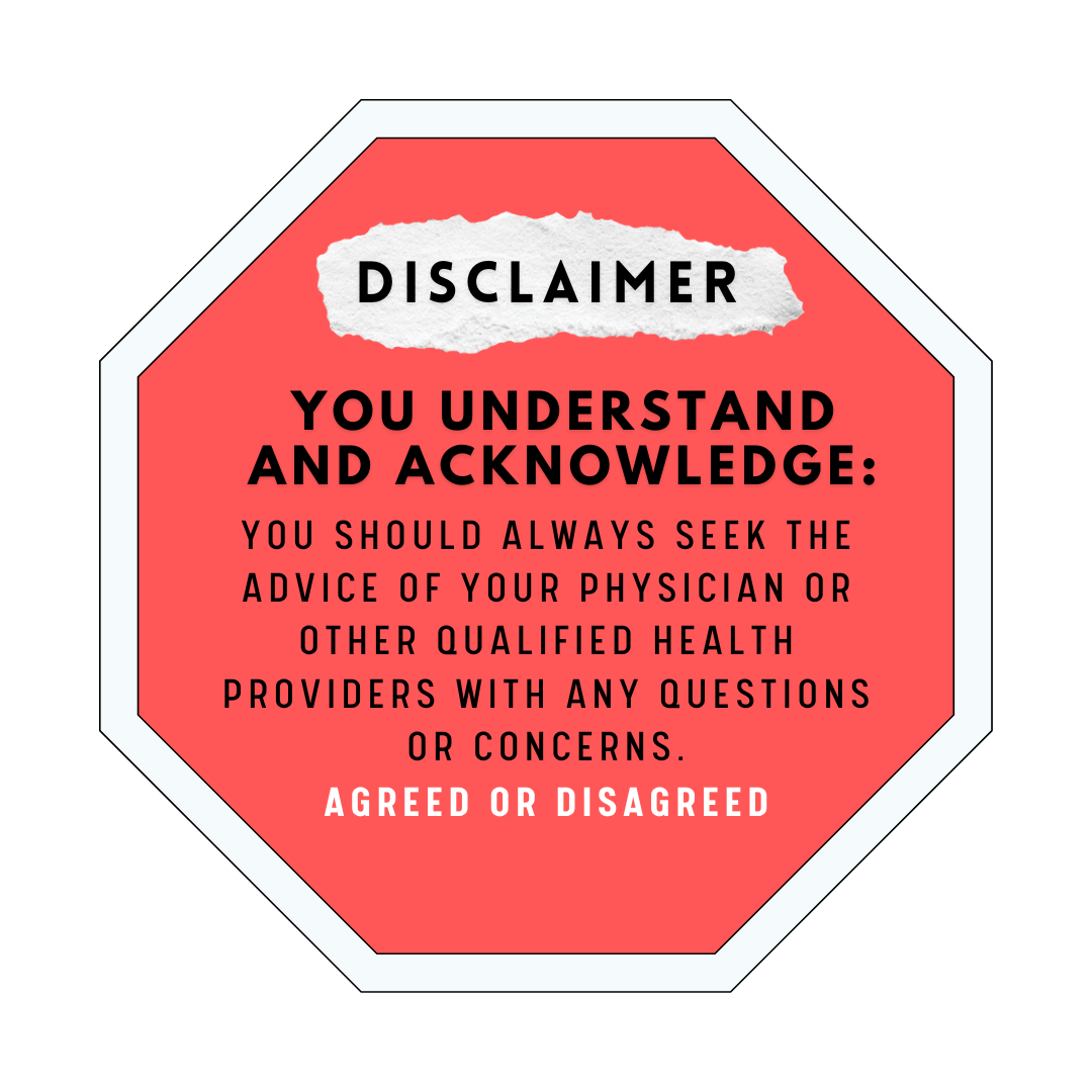 Disclaimer message