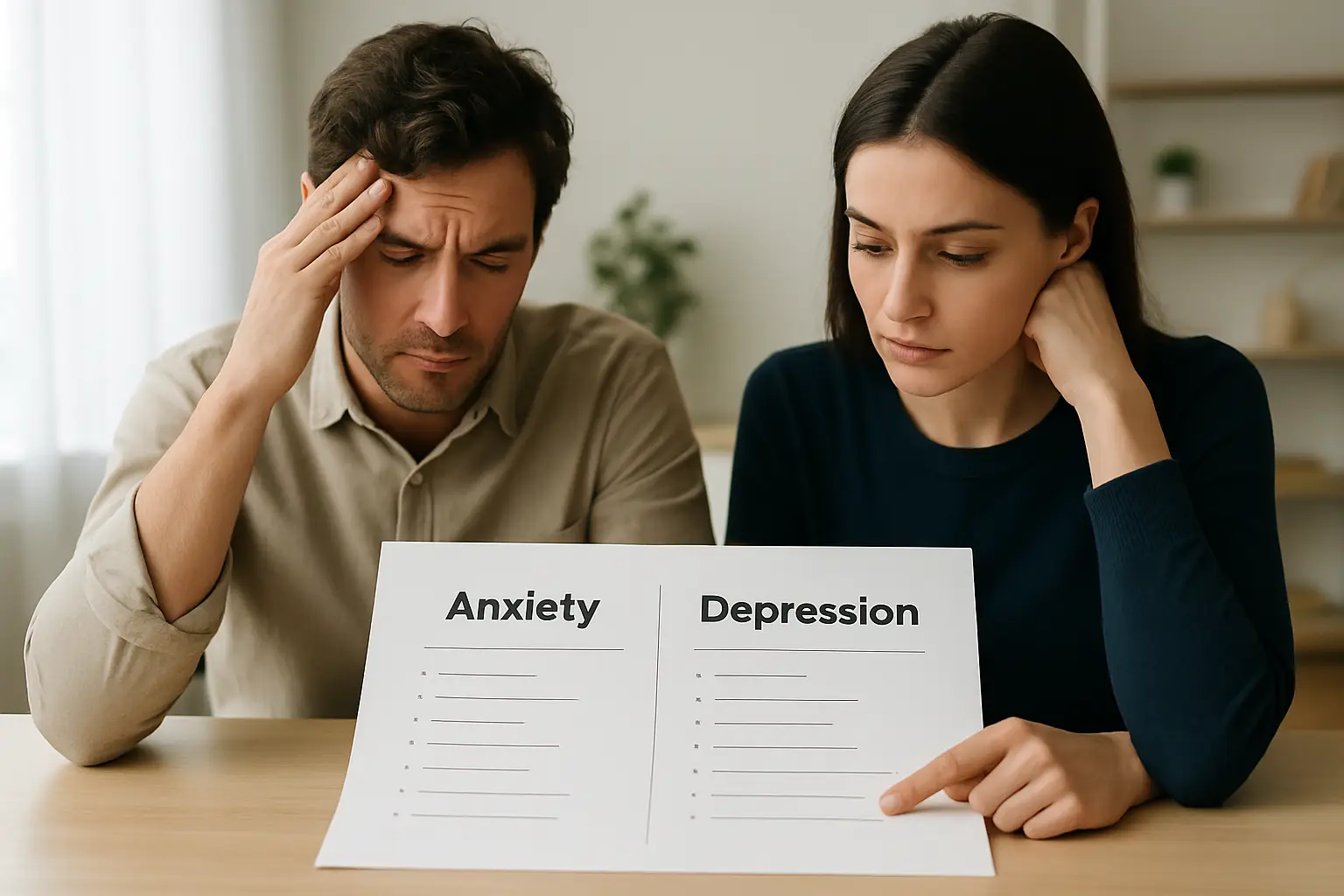 Anxiety vs Depression: A Clear Symptom Check